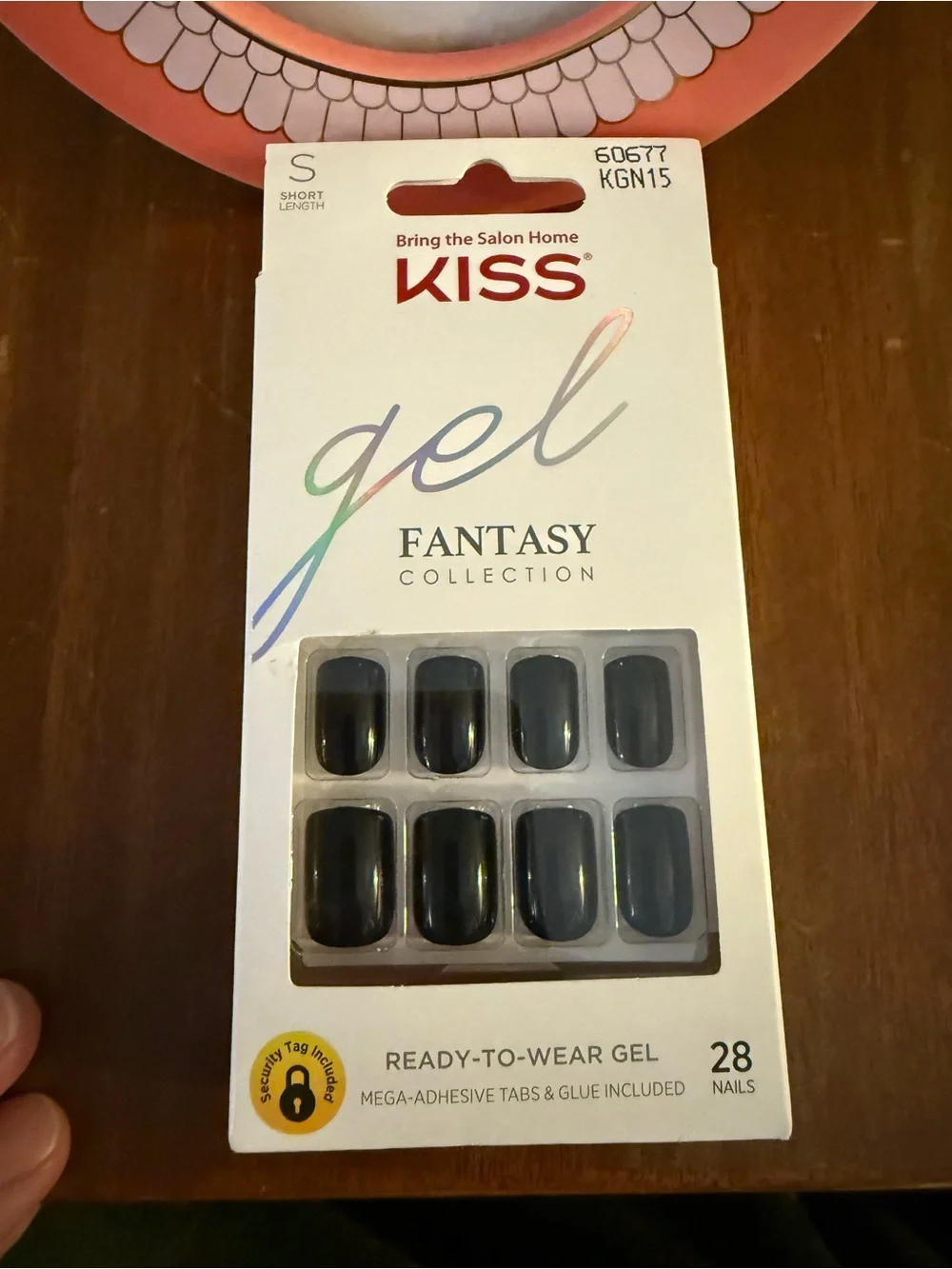 Kiss Black Gel Fantasy Ready-to-Wear Nails